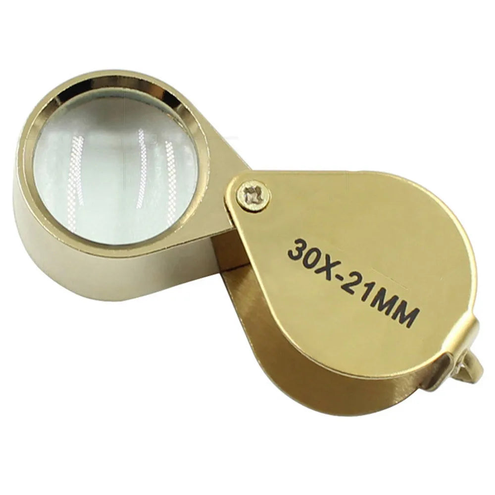 Pocket Jewelry Loupe – Diamond Eye Magnifying Glass for Coins, Gems, Stamps & Watches