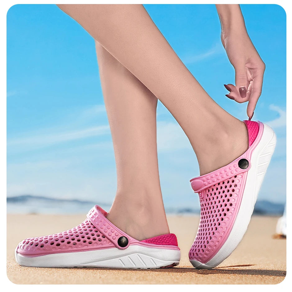 Unisex Beach Sandals – Lightweight Anti-Slip Thick Sole Slippers & Summer Flip-Flops for Men and Women