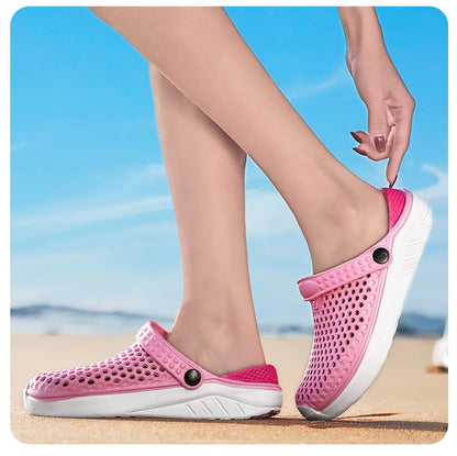 Unisex Beach Sandals – Lightweight Anti-Slip Thick Sole Slippers & Summer Flip-Flops for Men and Women