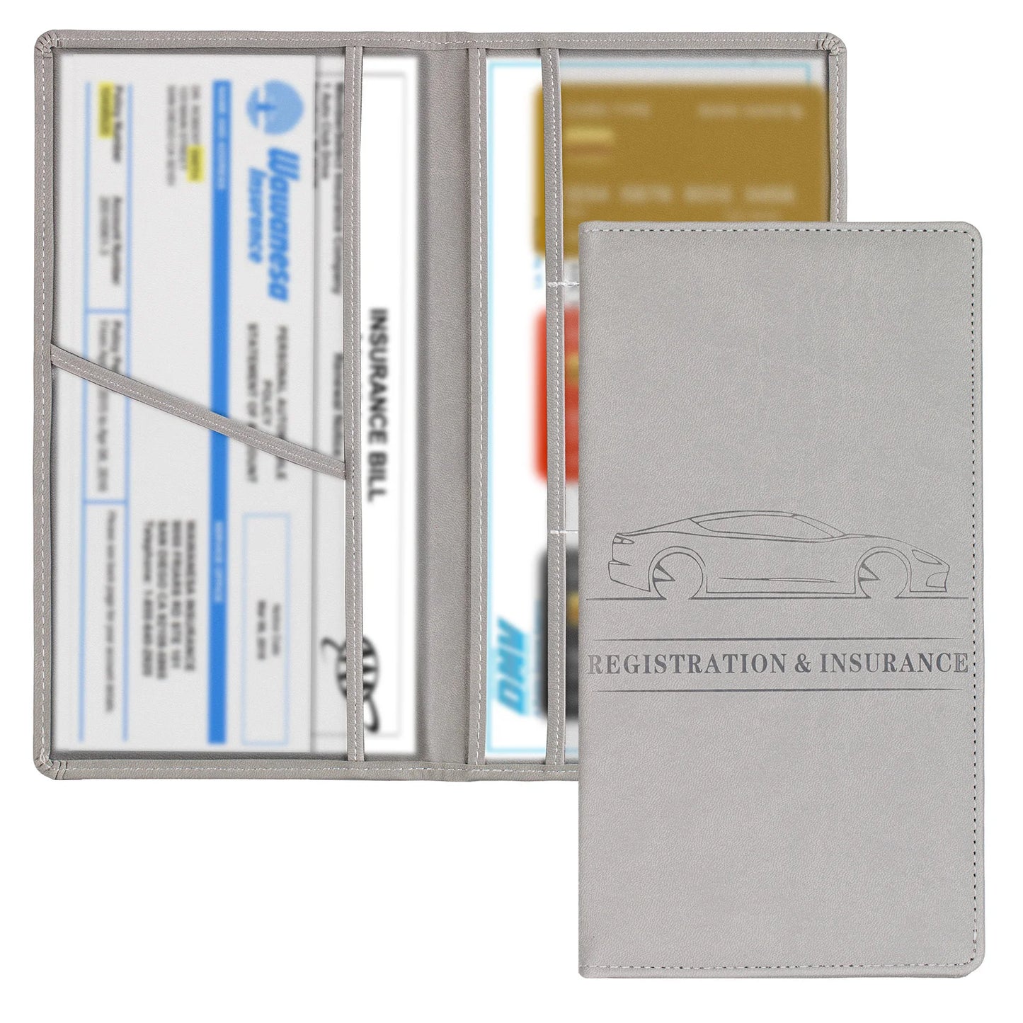 Car Registration & Insurance Holder – Vehicle Glove Box Organizer for Auto & Truck
