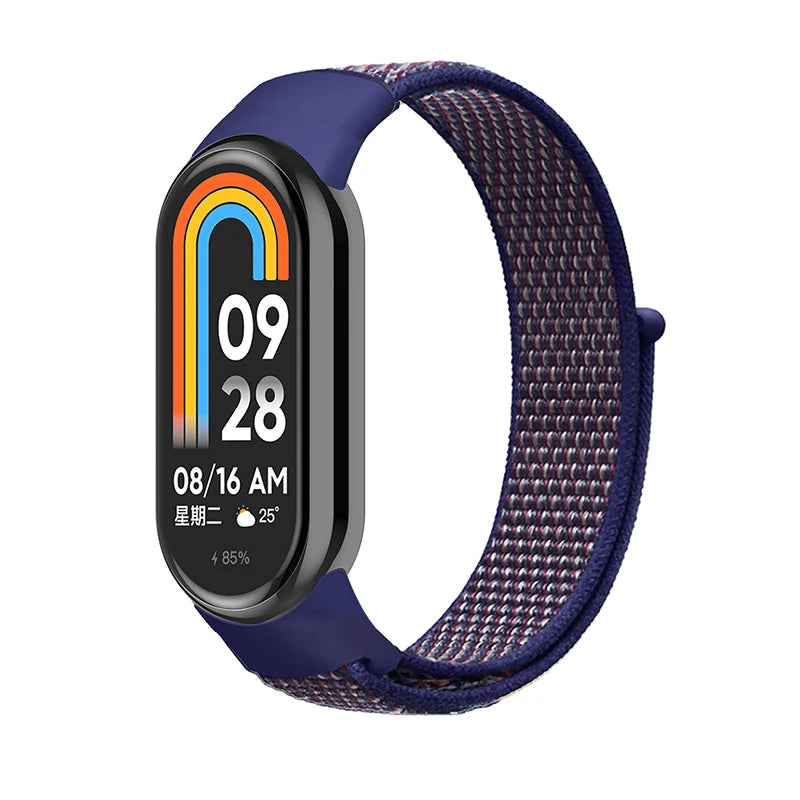 Nylon Loop Strap for Xiaomi Mi Band 3-9 – Replacement Sport Smartwatch Wristband