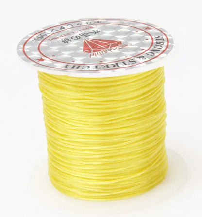 10M Strong Elastic Crystal Beading Cord – 1mm Stretch Thread for DIY Bracelets, Necklaces & Jewelry Making