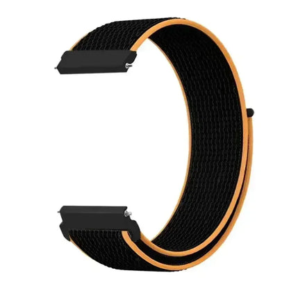 22mm Sport Nylon Loop Watch Band – Breathable Replacement Wristband for NORTH EDGE APACHE-46 Smartwatch, Durable Adjustable Strap