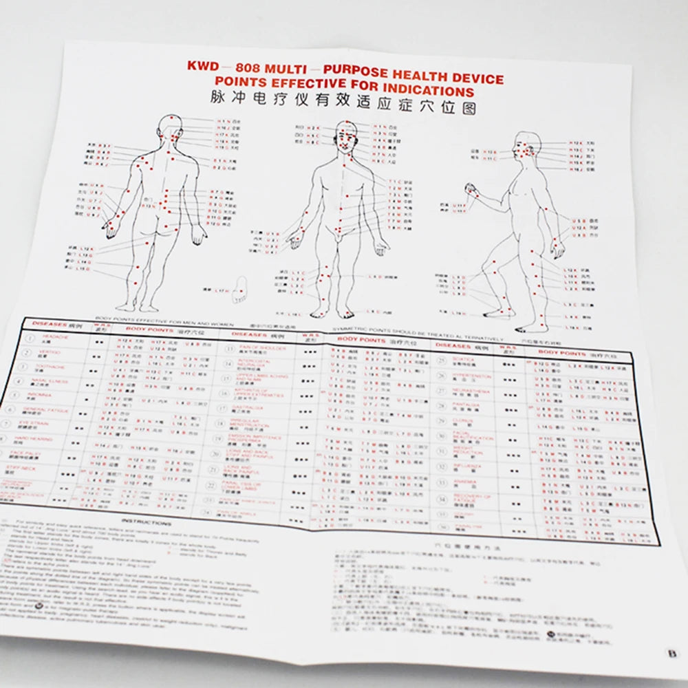 Electro Acupuncture Stimulator KWD808-I – Nerve & Muscle Therapy, 6 Waveforms, 6 Output EMS Massager