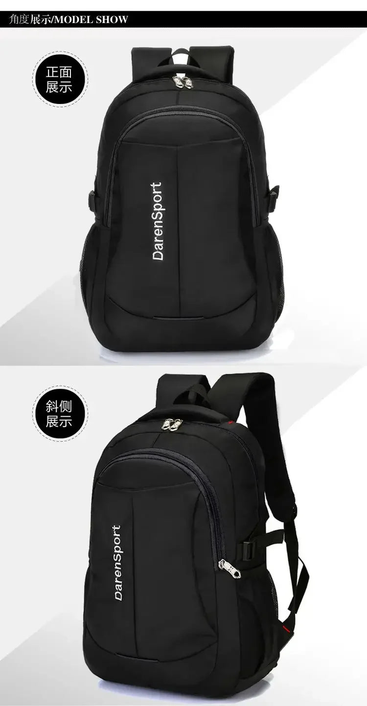 Oxford Shoulder Backpack – Fashionable Lightweight Waterproof Laptop Rucksack, Large Capacity School Bag for Students