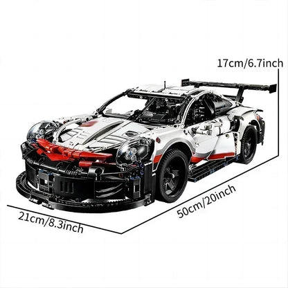 1580+PCS Technical Super Sports Car Building Kit – 1:10 Scale DIY Model Race Car Toy for Kids & Collectors