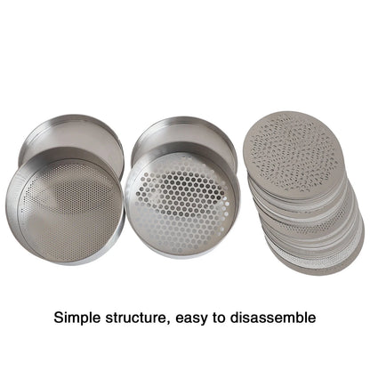 Gem & Pearl Sorting Sieve Set – 0.15mm Thick Diamond Classification Screens 65mm & 80mm