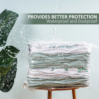 TAILI Large Cubic Vacuum Storage Bags – Plastic Compression Bags for Clothes, Blankets & Travel Packing