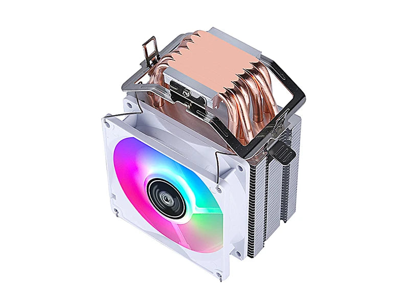 CPU Cooling Fan with Air-Cooled Radiator – Compatible with LGA2011, 115x, 1200, 1700 & AMD