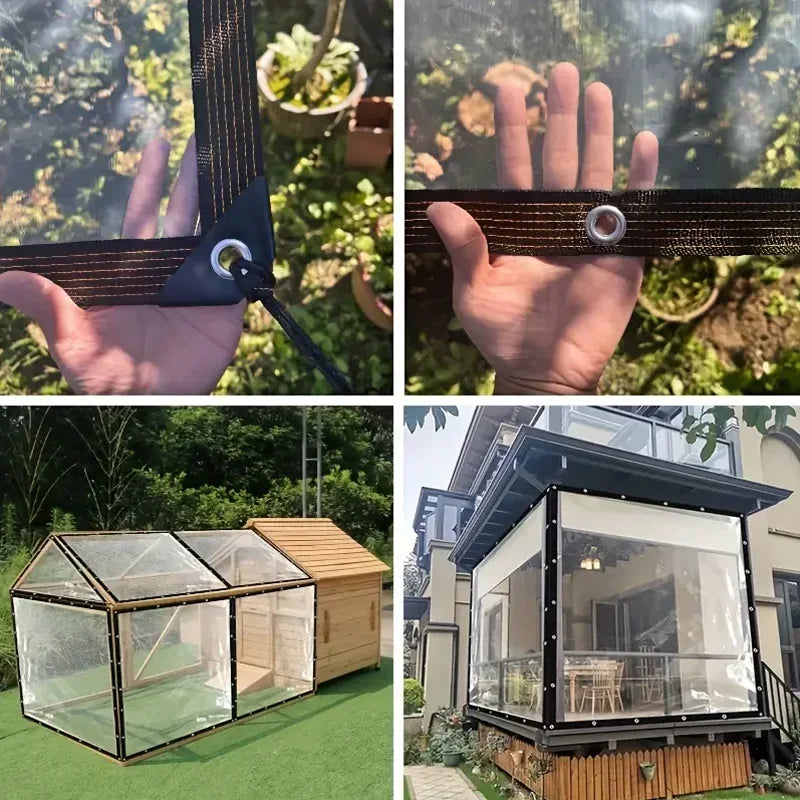 Hemming Punching Greenhouse Film – Rainproof Cold Insulation Plastic Sheet for Agriculture