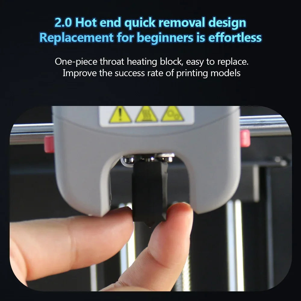 Hotend for Flashforge Adventurer 5M/5M Pro – Ceramic Heating Block Kit, 280℃ Hot End, Hard Steel Nozzle 3D Printing Parts