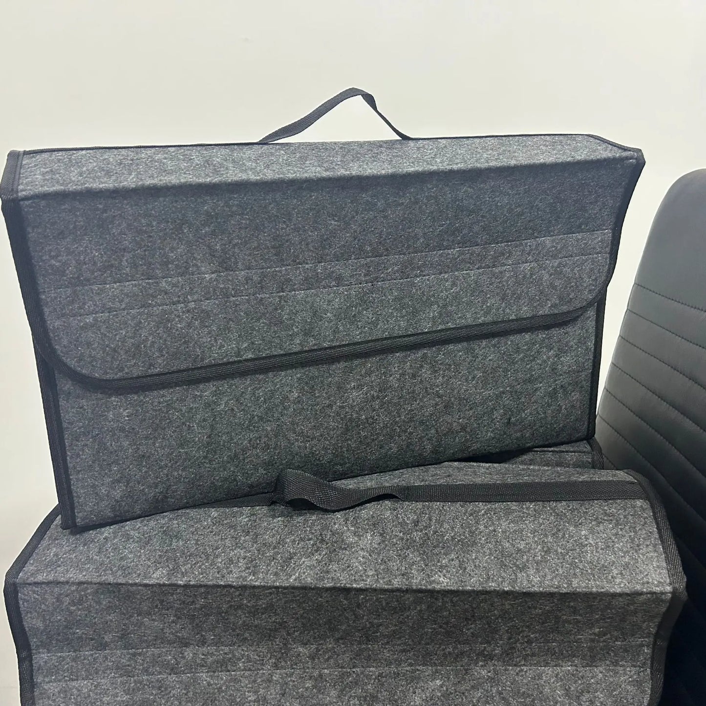 Anti-Slip Compartment Boot Storage Organizer – Soft Felt Car Trunk Organizer & Tool Storage Box, Car Accessories