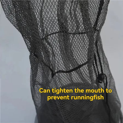 Large Capacity Foldable Fishing Net with Ropes – Portable Easy-Carry Fish Holder