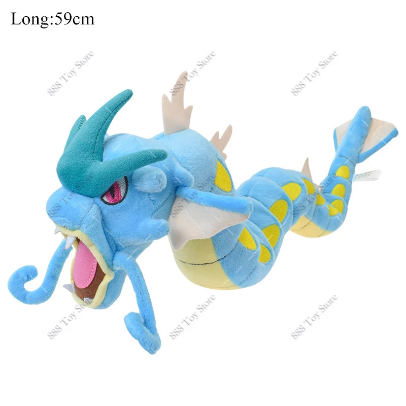 Hot Sale Pokémon Plush Toys – Mega Rayquaza, Gyarados, Dragonair, Mimikyu, Lucario, Horsea, Charizard Soft Stuffed Peluche for Kids Xmas Gift