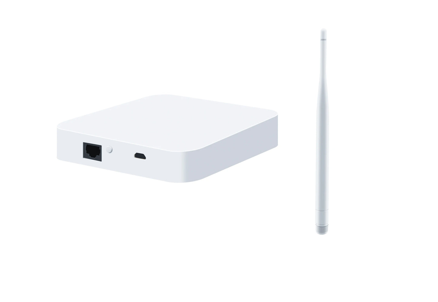 GIRIER Tuya ZigBee Gateway Hub with Antenna - Smart Wired Mesh Bridge for Home Automation, Alexa & Google Assistant Compatible