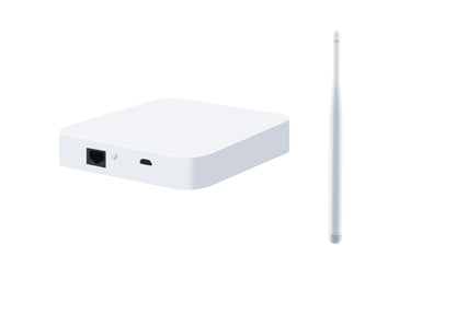 GIRIER Tuya ZigBee Gateway Hub with Antenna - Smart Wired Mesh Bridge for Home Automation, Alexa & Google Assistant Compatible