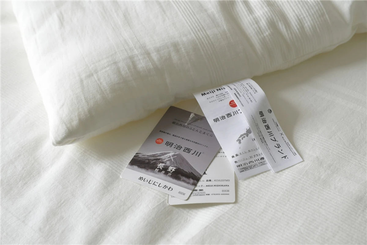 Japan Meiji Nishikawa Pure Cotton Airconditioning Quilt – Cooling Summer Quilt & All-Season Bedding for Spring, Autumn & Winter