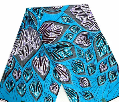 Grand Super African Wax Fabric - 100% Cotton Nigerian Glitter Glam Gold Ankara Print for Sewing