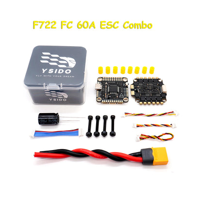 F405 V3 & F722 Flight Controller Stack — BLS 4-in-1 60A/80A ESC 2-6S LiPo for FPV Racing Drone Quadcopter