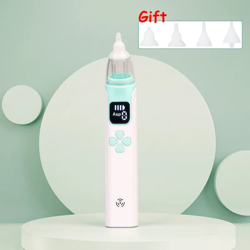 3-in-1 Rechargeable Nasal Aspirator - Portable Electric Nose Cleaner for Babies and Children