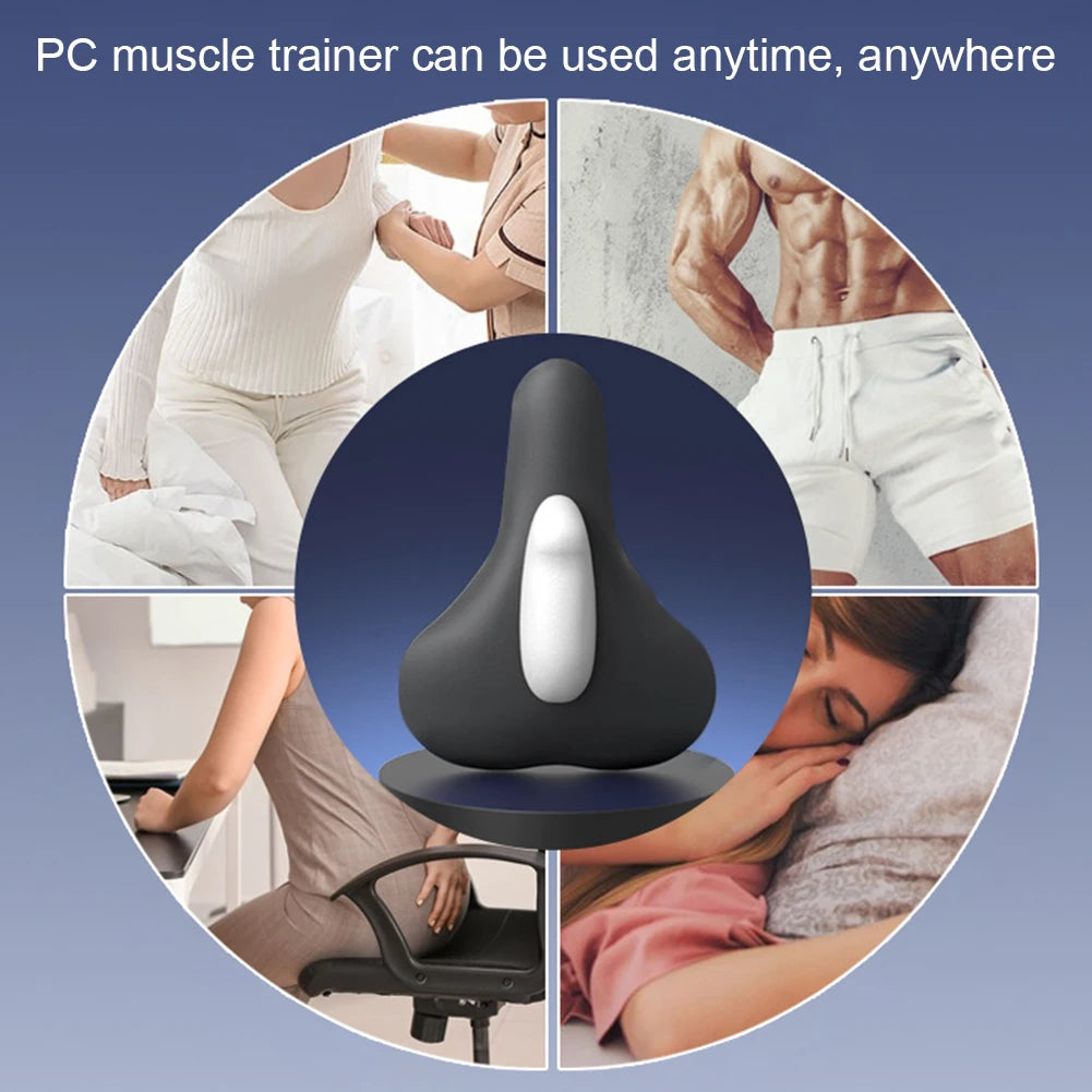 Electric Pelvic Floor Muscle Trainer — Type-C Rechargeable Kegel Massage Cushion for Men & Women, Bladder & Sphincter Strengthening Device