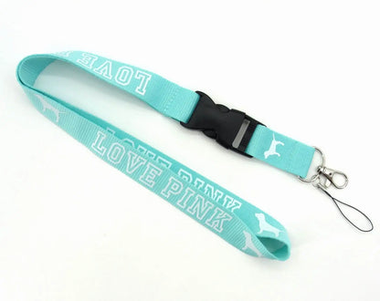 LOVE PINK Cellphone Lanyard Strap – Detachable Buckle Holder for Keys, ID Cards, Clothing & Accessories (H005)