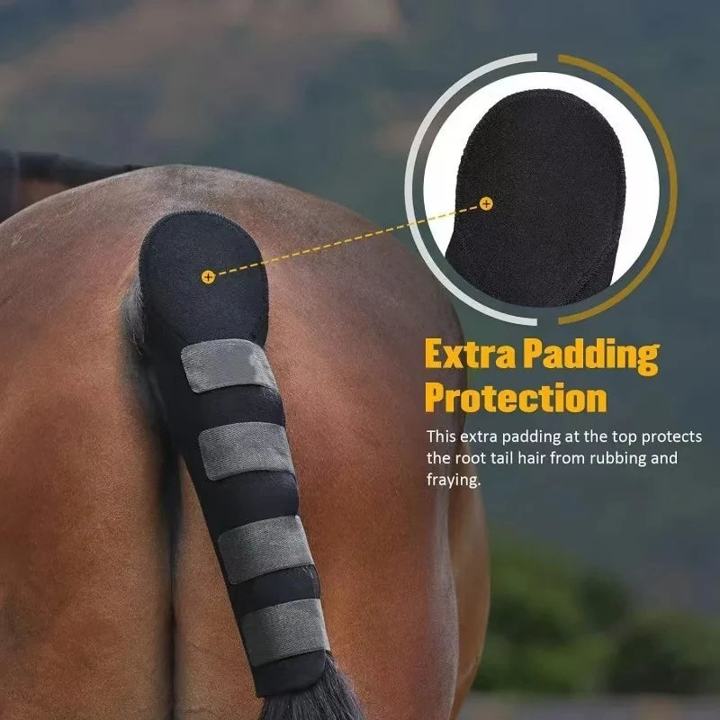 Horse Tail Ponytail Protective Bag – Mosquito-Proof Storage Cover for Equestrian Horse Tail Care