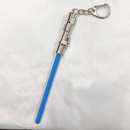 Star Wars Spaceship & Lightsaber Keychain – Metal Pendant Keyring, Cosplay Jewelry Gift for Men