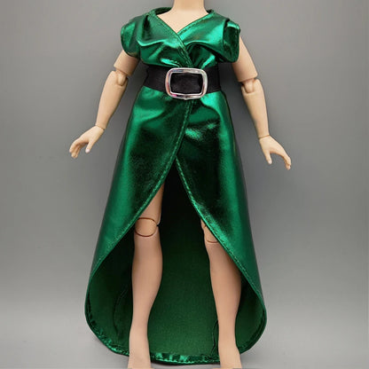 Handmade Doll Dresses & Shoes – Outfit for 28cm High School Dolls with Big Eyes & Long Eyelashes, Perfect Birthday Gift