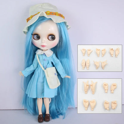 ICY DBS Blyth Doll – 1/6 Joint Body BJD Anime Doll, 30cm White Skin Matte Face Special Combo Toy