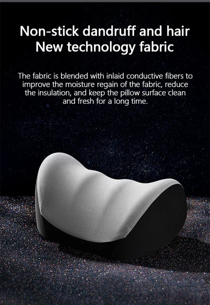 Electric Car Lumbar & Neck Massage Pillow | Single Headrest Vibration Cushion for Seat Support