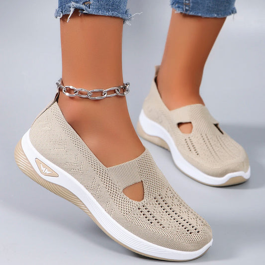 Spring Women's Sports Shoes – Breathable, Lightweight, Non-Slip, Wear-Resistant Casual Sneakers