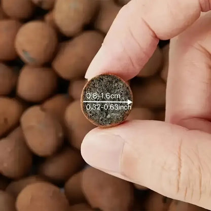 1LB Reusable Hydroponic Clay Pebbles - Lightweight Natural Clay Balls for Gardening & Plant Growing