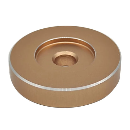 45 RPM Aluminum Adapter — Dome 7-Inch Vinyl Record Converter for All Turntables