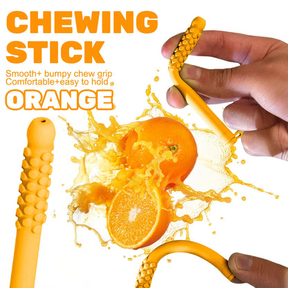Silicone Aromatherapy Chew Stick - Essential Oil Diffuser Breathing & Stress Relief Tool