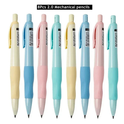 Cute Dolphin 2mm Mechanical Pencil Set – HB Drafting Pencils for Drawing, Writing & Sketching, Kawaii School Supplies