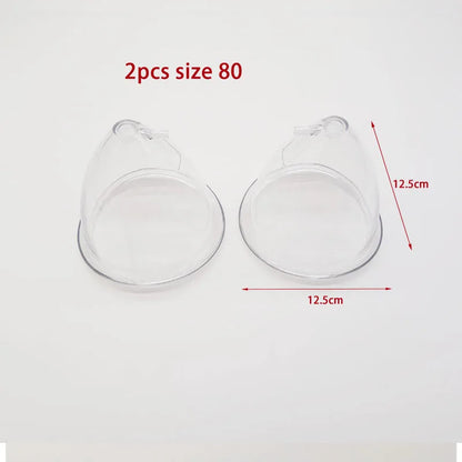 E-Cup Vacuum Suction Breast Enlargement & Body Massage Device, Multi-Function Cupping System for Neck, Back, Butt Lift & Nipple Care