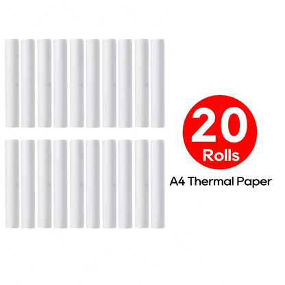 A4 Thermal Paper Roll – 210x30mm for A4 Wireless Bluetooth A40/X8 Printer