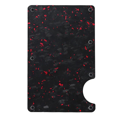 RFID Carbon Fiber Minimalist Slim Wallet for Men - Luxury Credit Card Holder Carteira Cartera Tarjetero Hombre