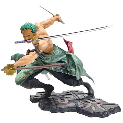 One Piece Roronoa Zoro 10CM PVC Action Figure - Anime Collectible Display Model & Gift