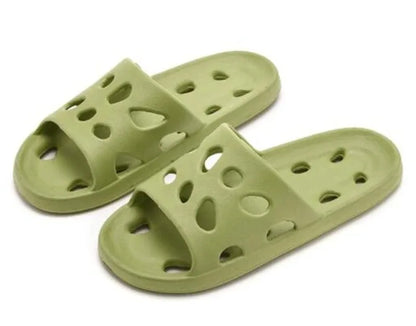 Summer EVA Leaky Slippers - Non-Slip Bathroom Beach Sandals for Men Women Indoor Outdoor