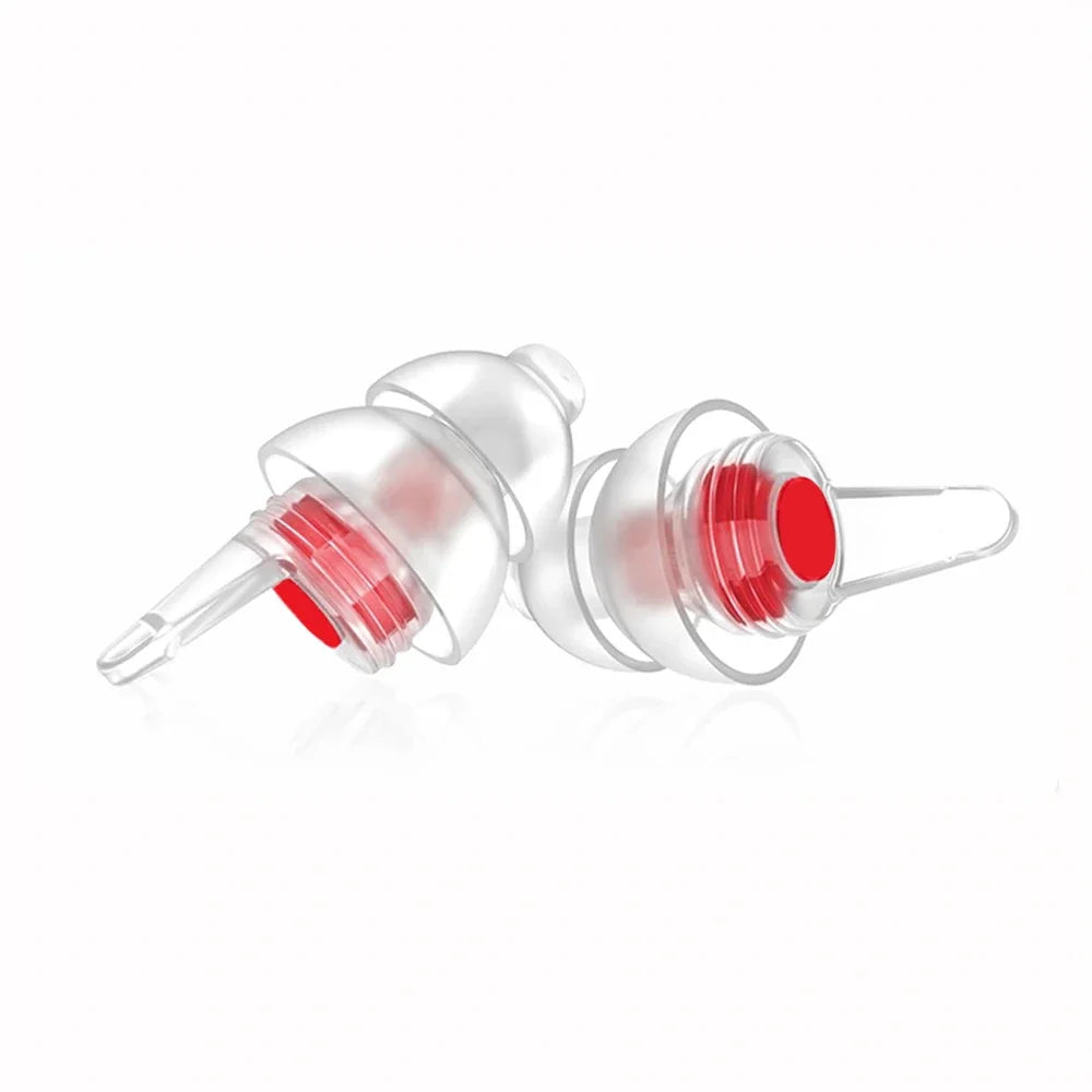 HUAK High Fidelity Silicone Ear Plugs - Reusable Noise Reduction for Sleep, Study, Work, Music, Motorcycle & Swimming