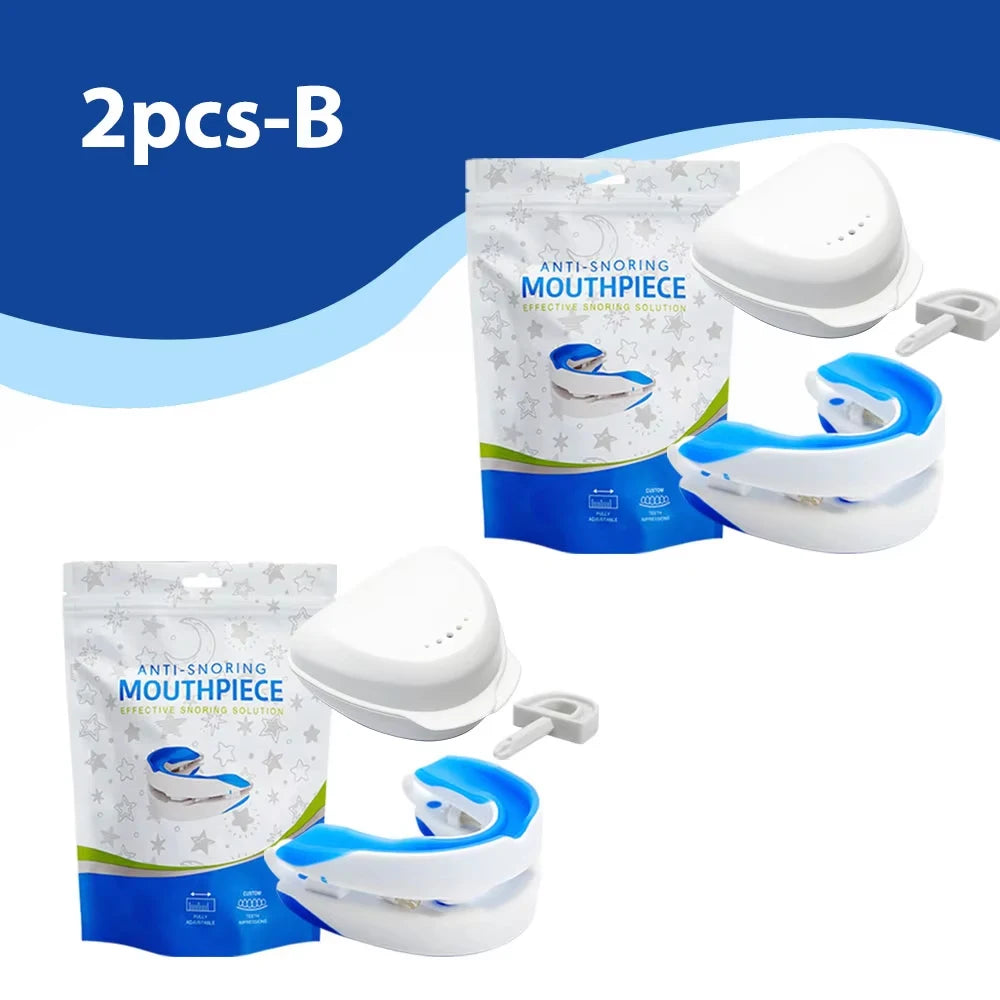 Silicone Anti-Snore Mouthpiece – Mouth Guard for Snoring, Bruxism, Sleep Apnea, and Teeth Protection