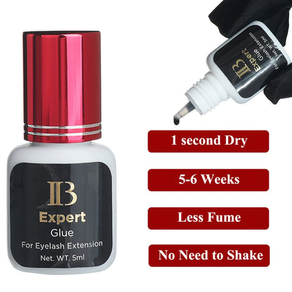 Original IB Lash Glue Super Plus Hyper Bond - I-Beauty Eyelash Extension Adhesive, Long Lasting & Fast Dry, Korea