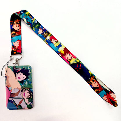 Anime Lanyard Keychain – Animated Mobile Phone & ID Card Holder, DIY Jewelry Accessory Wholesale