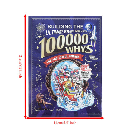 100000 Whys Science Book for Kids - Critical Thinking STEM Educational Book for Ages 6-12