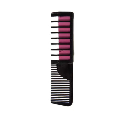 10-Color Hair Dye Comb Set – Multi-Color Disposable Hair Coloring Makeup Toy Kit for Girls