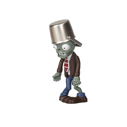 Plants vs Zombies Anime Action Figures – Peashooter & Pirate Zombie Model Set, Collectible Game Characters Kids Toy Gift Statue Figures