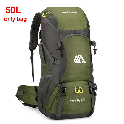 50L Travel Backpack for Men — Large Waterproof Hiking, Camping & Mountaineering Rucksack, Outdoor Sports Luggage Bag