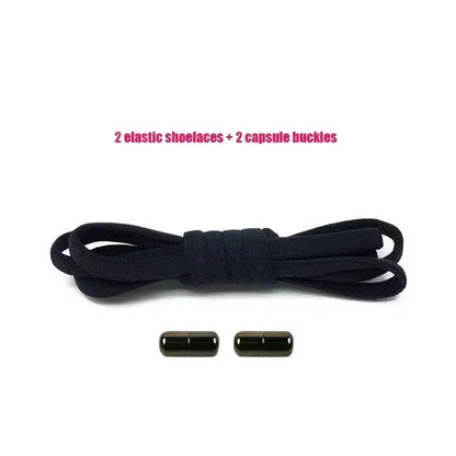 Elastic No-Tie Shoelaces - Quick Slip-On Stretch Shoe Laces for Kids & Adults